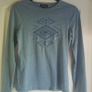 Fitted long sleeve top